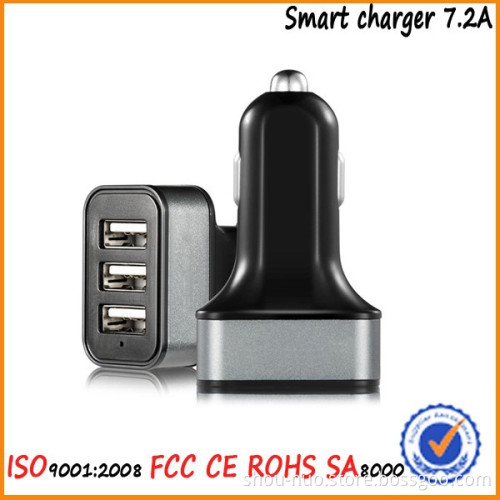Universal triple 3 USB Car Charger for Htc ONE M8, Samsung Galaxy S5,apple iphone6 plus usb charger